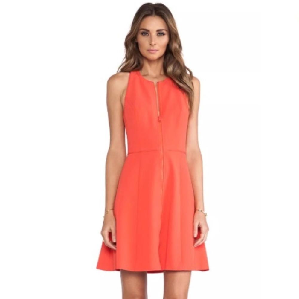 Trina Turk Bishop Dress Orange